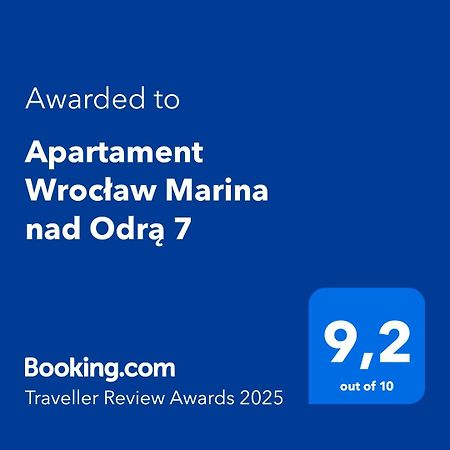 Apartament Wroclaw Marina Nad Odra 7 Breslávia Exterior foto